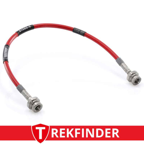 Stahlflexbremsleitung TREKFINDER für SUZUKI Jimny II...